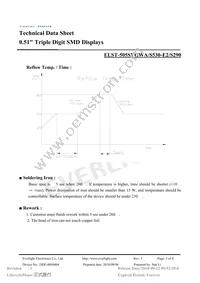 ELST-505SYGWA/S530-E2/S290 Datasheet Page 5