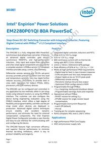 EM2280P01QI Datasheet Cover