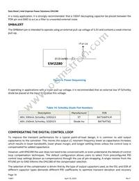 EM2280P01QI Datasheet Page 19