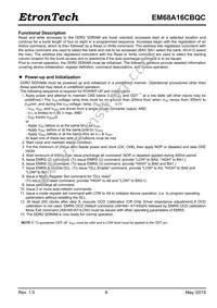 EM68A16CBQC-25IH Datasheet Page 8