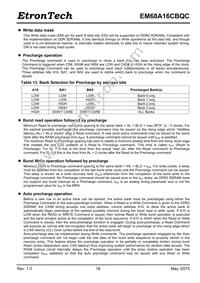 EM68A16CBQC-25IH Datasheet Page 18