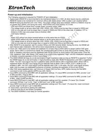 EM6GC08EWUG-10IH Datasheet Page 9