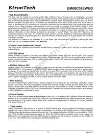 EM6GC08EWUG-10IH Datasheet Page 16