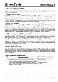 EM6GC08EWUG-10IH Datasheet Page 18