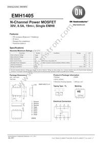 EMH1405-TL-H Datasheet Cover