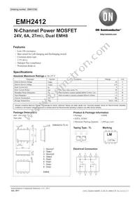 EMH2412-TL-H Datasheet Cover