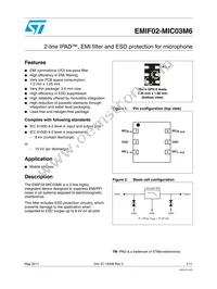 EMIF02-MIC03M6 Datasheet Cover