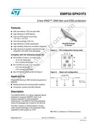 EMIF02-SPK01F2 Datasheet Cover