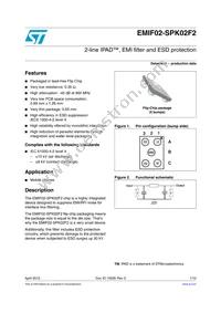 EMIF02-SPK02F2 Datasheet Cover