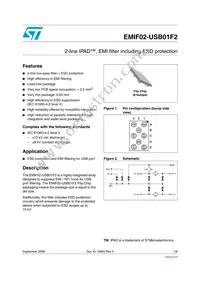 EMIF02-USB01F2 Datasheet Cover