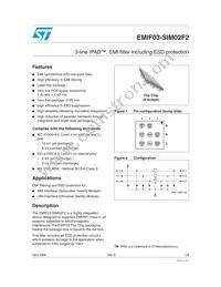 EMIF03-SIM02F2 Datasheet Cover