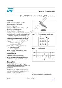 EMIF03-SIM02F3 Datasheet Cover