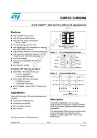 EMIF03-SIM02M8 Datasheet Cover
