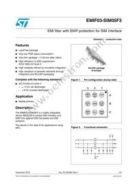 EMIF03-SIM05F3 Datasheet Cover