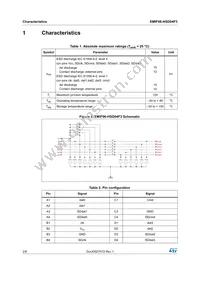 EMIF06-HSD04F3 Datasheet Page 2