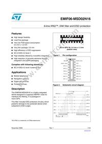 EMIF06-MSD02N16 Datasheet Cover