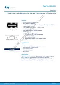 EMIF08-1005M16 Datasheet Cover