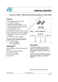 EMIF08-LCD04M16 Datasheet Cover