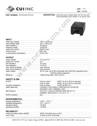 EMT050400-P5P-KH Datasheet Cover