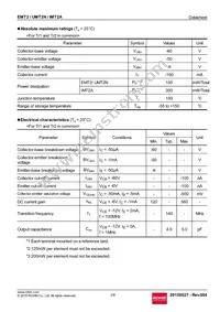 EMT2T2R Datasheet Page 2