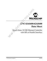 ENC424J600-I/ML Datasheet Cover