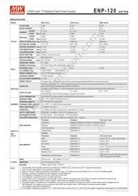 ENP-120-12 Datasheet Page 2