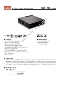 ENP-240-12 Datasheet Cover