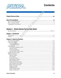 EP1S80F1508I7N Datasheet Page 3