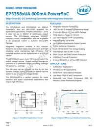 EP5358LUA Datasheet Cover