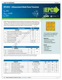 EPC2039 Datasheet Cover