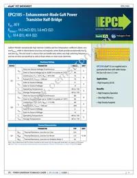 EPC2105ENG Datasheet Cover