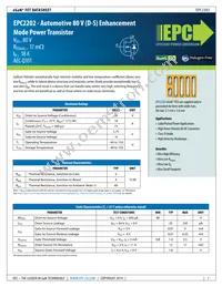 EPC2202 Datasheet Cover