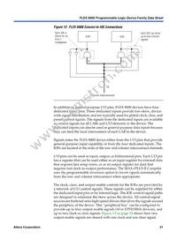 EPF8820ATC144-4N Datasheet Page 21