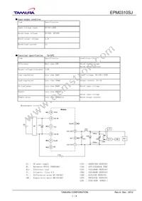 EPM0310SJ Datasheet Cover