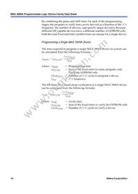 EPM3256ATC144-10AA Datasheet Page 14
