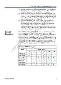 EPM7512AEBI256-7 Datasheet Page 3
