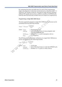 EPM9560RC240-15YY Datasheet Page 21