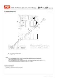 EPP-120S-27 Datasheet Page 4