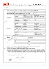 EPP-500-54 Datasheet Page 3