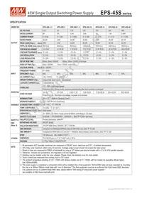 EPS-45S-3.3 Datasheet Page 2