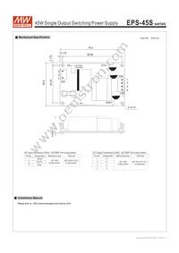 EPS-45S-3.3 Datasheet Page 4