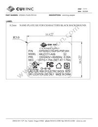 EPS090120UPS-P5P-KH Datasheet Page 2