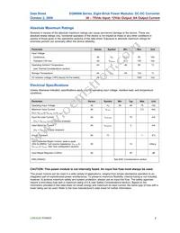 EQW006A0B1-SZ Datasheet Page 2