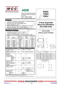 ER5J-TP Datasheet Cover