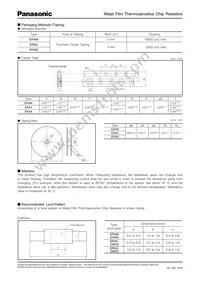 ERA-V15J152J Datasheet Page 3