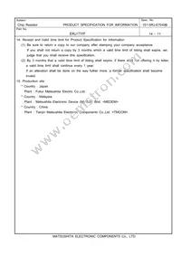 ERJ-1TYF104U Datasheet Page 12