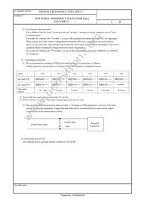 ERZ-V20R271 Datasheet Page 3