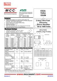 ES2M-TP Datasheet Cover