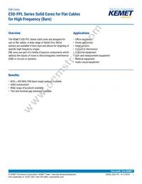 ESD-FPL-13 Datasheet Cover