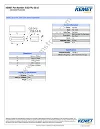 ESD-FPL-20-15 Datasheet Cover